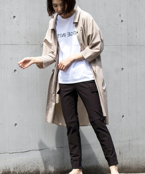 miniyu(ミニュウ)の「LaSRIC/バックベルトシャツワンピース(ワンピース)」 - WEAR