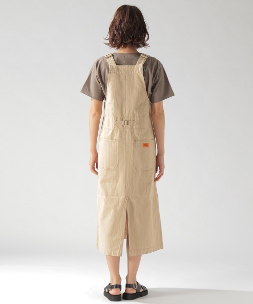 UNIVERSAL OVERALL（ユニバーサルオーバーオール）の「【UNIVERSAL OVERALL(ユニバーサルオーバーオール)】ジャンスカ（ワンピース・レディース・ベージュ/カーキ・FREE）」の19枚目の写真