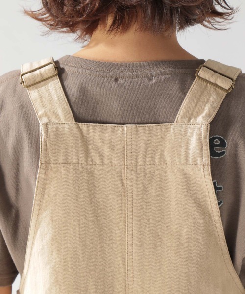 UNIVERSAL OVERALL（ユニバーサルオーバーオール）の「【UNIVERSAL OVERALL(ユニバーサルオーバーオール)】ジャンスカ（ワンピース・レディース・ベージュ/カーキ・FREE）」の6枚目の写真