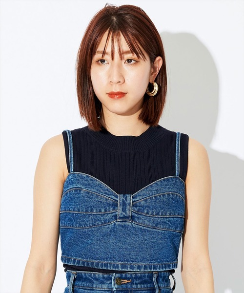 D&G デニム ビスチェ S