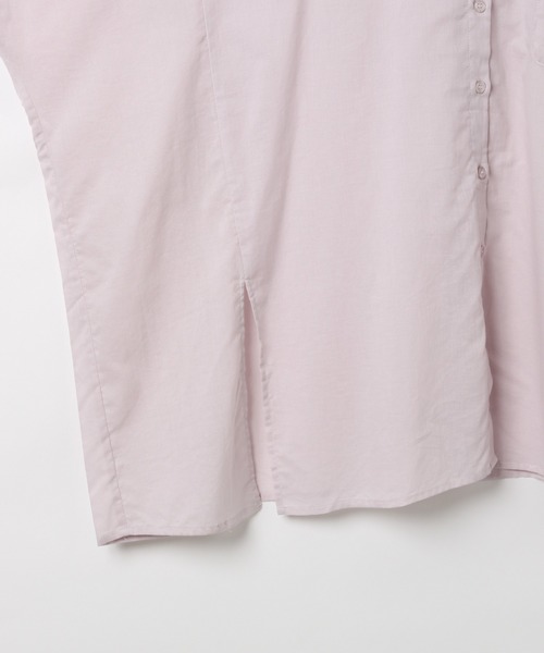 Heather（ヘザー）の「モモンガBIGシャツショートスリーブ　887990（シャツ/ブラウス・レディース・ピンク系その他/オフホワイト/パープル系その他/グレー系その他/ベージュ/ブラック/ホワイト系その他・FREE）」の21枚目の写真