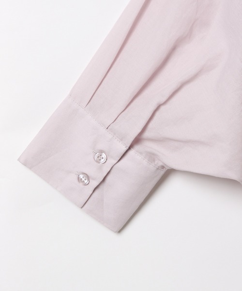 Heather（ヘザー）の「モモンガBIGシャツショートスリーブ　887990（シャツ/ブラウス・レディース・ピンク系その他/オフホワイト/パープル系その他/グレー系その他/ベージュ/ブラック/ホワイト系その他・FREE）」の15枚目の写真