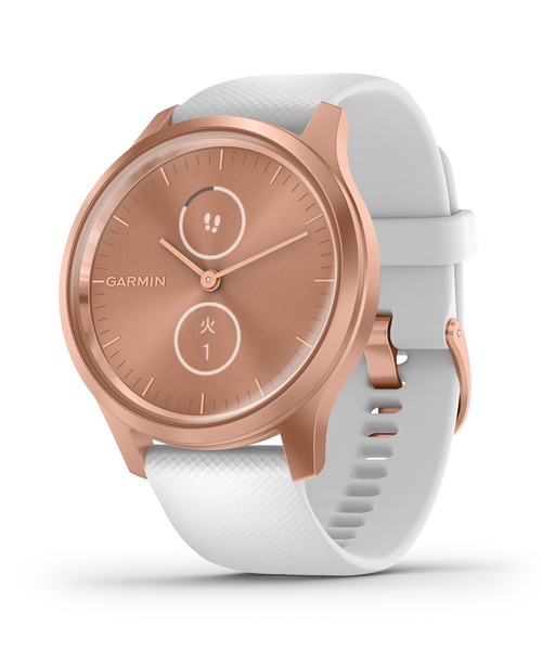 GARMIN（ガーミン）の「【GARMIN】ガーミン vivomove Style スマートウォッチ 活動量計（デジタル腕時計・レディース・ホワイト/モスグリーン・FREE）」の8枚目の写真