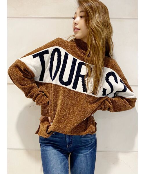 GYDA（ジェイダ）の「TOURISTモールジャガードニットTOPS（ニット
