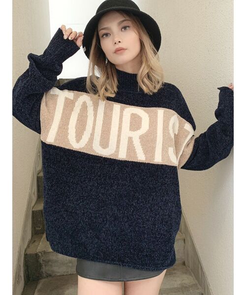 GYDA（ジェイダ）の「TOURISTモールジャガードニットTOPS（ニット
