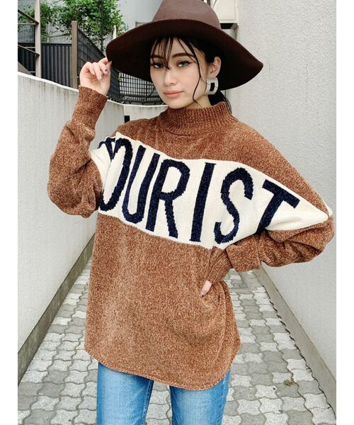 GYDA（ジェイダ）の「TOURISTモールジャガードニットTOPS（ニット