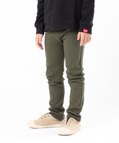 EDWIN（エドウィン）の「EDWIN/エドウイン ストレッチニットパンツ（その他パンツ・キッズ・ブラック/ベージュ/ネイビー/パープル/カーキ/グレー/オフホワイト/ピンク/レッド/ブルー/その他/マスタード/モカ/オレンジ/サックスブルー/ミント/ライトブルー/ラベンダー/グリーン・80ｃｍ/90cm/95cm/110cm/100cm/120cm/130cm）」の7枚目の写真