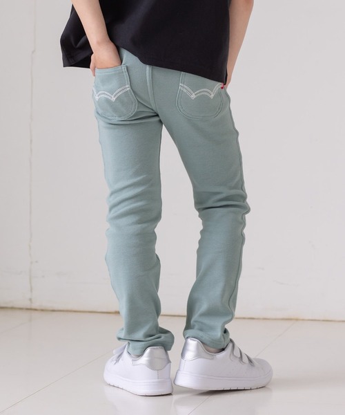 EDWIN（エドウィン）の「EDWIN/エドウイン ストレッチニットパンツ（その他パンツ・キッズ・ブラック/ベージュ/ネイビー/パープル/カーキ/グレー/オフホワイト/ピンク/レッド/ブルー/その他/マスタード/モカ/オレンジ/サックスブルー/ミント/ライトブルー/ラベンダー/グリーン・80ｃｍ/90cm/95cm/110cm/100cm/120cm/130cm）」の9枚目の写真