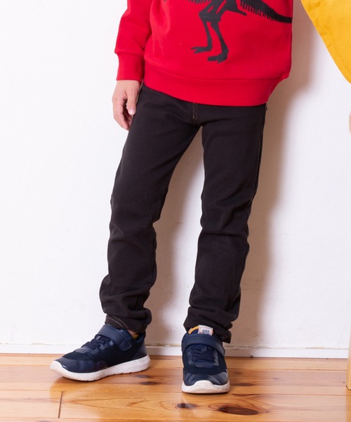 EDWIN（エドウィン）の「EDWIN/エドウイン ストレッチニットパンツ（その他パンツ・キッズ・ブラック/ベージュ/ネイビー/パープル/カーキ/グレー/オフホワイト/ピンク/レッド/ブルー/その他/マスタード/モカ/オレンジ/サックスブルー/ミント/ライトブルー/ラベンダー/グリーン・80ｃｍ/90cm/95cm/110cm/100cm/120cm/130cm）」の3枚目の写真