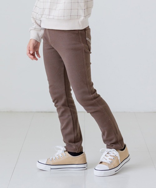 EDWIN（エドウィン）の「EDWIN/エドウイン ストレッチニットパンツ（その他パンツ・キッズ・ブラック/ベージュ/ネイビー/パープル/カーキ/グレー/オフホワイト/ピンク/レッド/ブルー/その他/マスタード/モカ/オレンジ/サックスブルー/ミント/ライトブルー/ラベンダー/グリーン・80ｃｍ/90cm/95cm/110cm/100cm/120cm/130cm）」の5枚目の写真