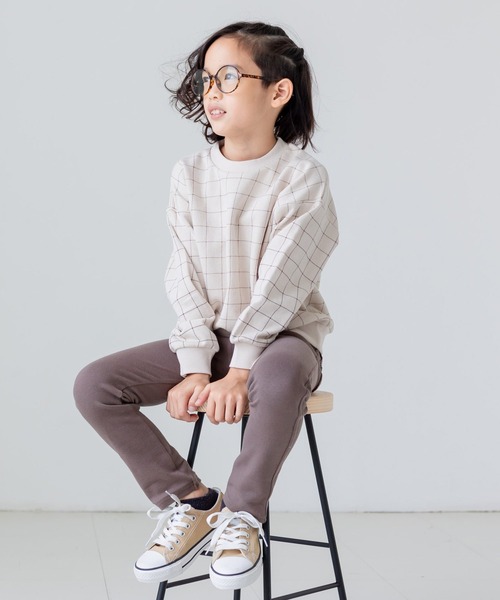 EDWIN（エドウィン）の「EDWIN/エドウイン ストレッチニットパンツ（その他パンツ・キッズ・ブラック/ベージュ/ネイビー/パープル/カーキ/グレー/オフホワイト/ピンク/レッド/ブルー/その他/マスタード/モカ/オレンジ/サックスブルー/ミント/ライトブルー/ラベンダー/グリーン・80ｃｍ/90cm/95cm/110cm/100cm/120cm/130cm）」の22枚目の写真