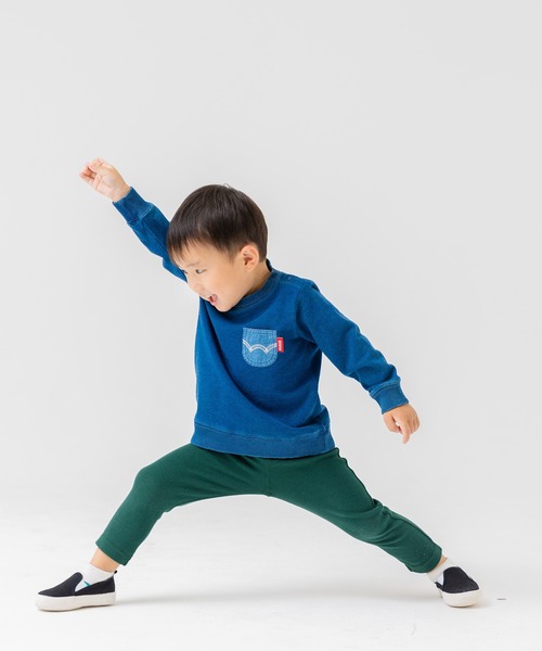 EDWIN（エドウィン）の「EDWIN/エドウイン ストレッチニットパンツ（その他パンツ・キッズ・ブラック/ベージュ/ネイビー/パープル/カーキ/グレー/オフホワイト/ピンク/レッド/ブルー/その他/マスタード/モカ/オレンジ/サックスブルー/ミント/ライトブルー/ラベンダー/グリーン・80ｃｍ/90cm/95cm/110cm/100cm/120cm/130cm）」の21枚目の写真