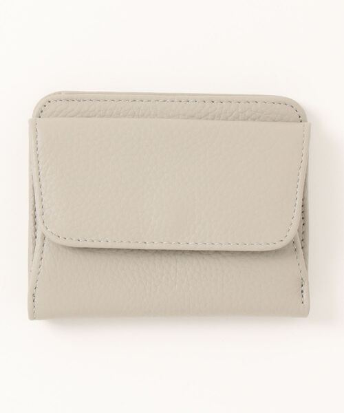 VitaFelice（ヴィータフェリーチェ）の「牛革二つ折り財布 ミニ財布（財布・レディース・ブラック/ワイン/オレンジ/ブルー/イエロー/ライトグレー/グリーン/ゴールド・FREE）」の3枚目の写真