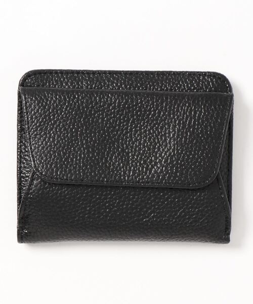 VitaFelice（ヴィータフェリーチェ）の「牛革二つ折り財布 ミニ財布（財布・レディース・ブラック/ワイン/オレンジ/ブルー/イエロー/ライトグレー/グリーン/ゴールド・FREE）」の2枚目の写真