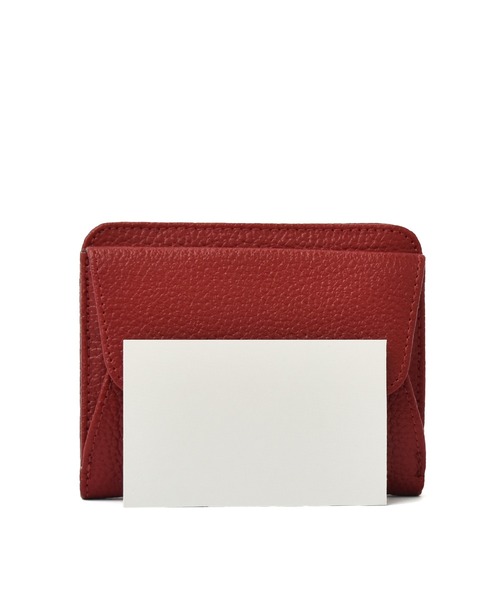 VitaFelice（ヴィータフェリーチェ）の「牛革二つ折り財布 ミニ財布（財布・レディース・ブラック/ワイン/オレンジ/ブルー/イエロー/ライトグレー/グリーン/ゴールド・FREE）」の12枚目の写真