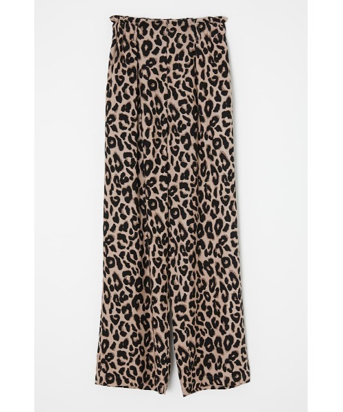 MOUSSY（マウジー）の「LEOPARD GATHER パンツ（その他パンツ