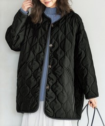 GeeRA（ジーラ）の「ビッグシルエットキルトコート（ミリタリージャケット）」