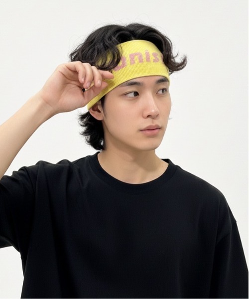 sunista（サニスタ）の「【sunista/サニスタ】 LOGO / COOL MAX ジャガードHAIR BAND（ヘアバンド・レディース・ホワイト系その他/ブルー系その他/ホワイト系その他2/ブラック系その他/イエロー系その他・FREE）」の5枚目の写真