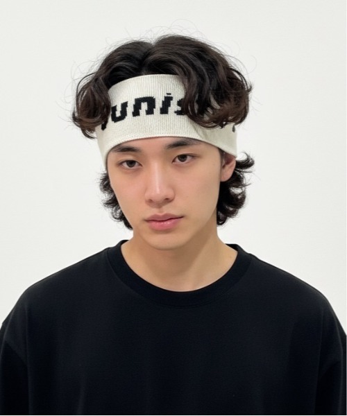 sunista（サニスタ）の「【sunista/サニスタ】 LOGO / COOL MAX ジャガードHAIR BAND（ヘアバンド・レディース・ホワイト系その他/ブルー系その他/ホワイト系その他2/ブラック系その他/イエロー系その他・FREE）」の2枚目の写真
