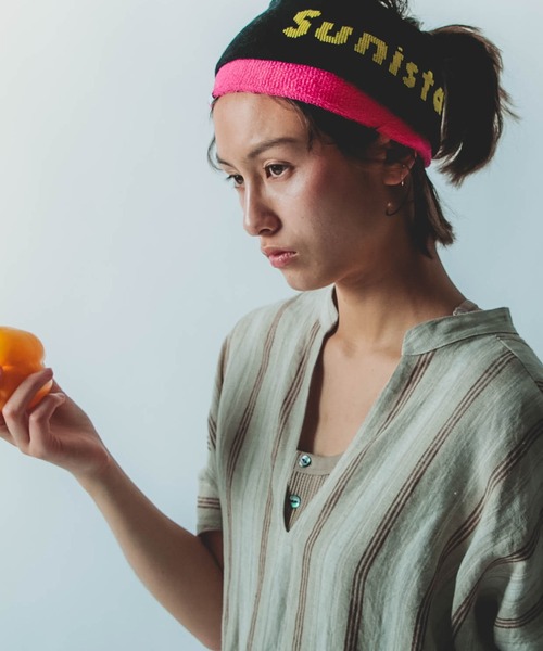 sunista（サニスタ）の「【sunista/サニスタ】 LOGO / COOL MAX ジャガードHAIR BAND（ヘアバンド・レディース・ホワイト系その他/ブルー系その他/ホワイト系その他2/ブラック系その他/イエロー系その他・FREE）」の8枚目の写真
