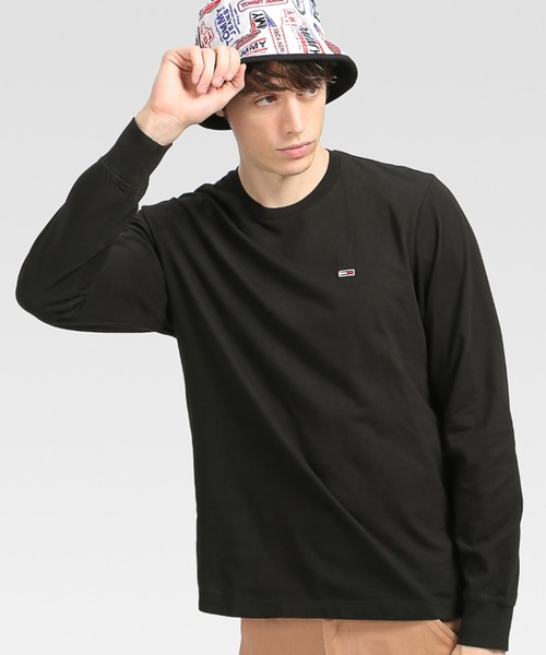 tommy jeans（トミー ジーンズ）の「ロゴロングスリーブTシャツ（Tシャツ/カットソー・メンズ・ブラック/ホワイト・LARGE/X-LARGE/MEDIUM/SMALL）」の11枚目の写真