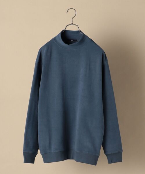 SHIPS（シップス）の「SHIPS: 吸湿発熱 スムース ハイネック プルオーバー（Tシャツ/カットソー・メンズ・ダークグレー/ナチュラル/キャメル/ロイヤルブルー・SMALL/MEDIUM/LARGE）」の4枚目の写真