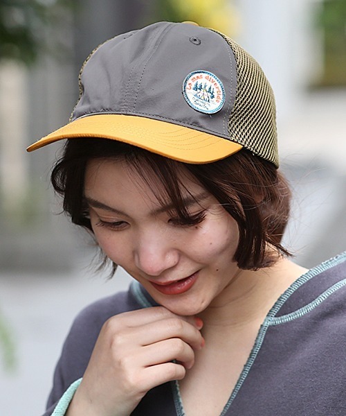 チチカカ（チチカカ）の「メッシュコンビキャップ（キャップ・レディース・ネイビー/グレー/オフホワイト・FREE）」の3枚目の写真