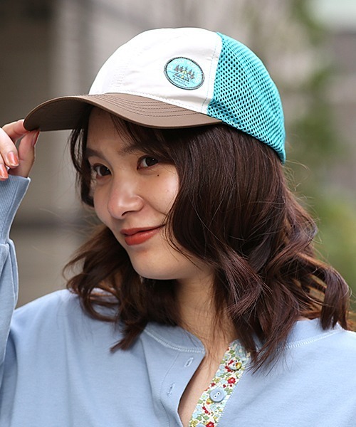 チチカカ（チチカカ）の「メッシュコンビキャップ（キャップ・レディース・ネイビー/グレー/オフホワイト・FREE）」の2枚目の写真