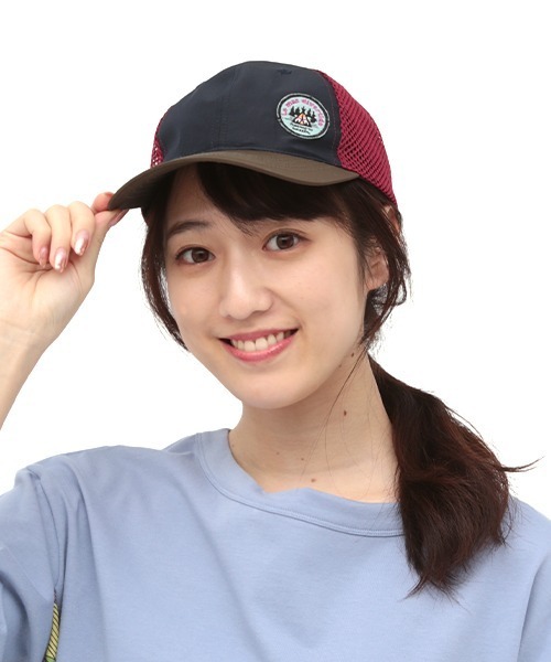 チチカカ（チチカカ）の「メッシュコンビキャップ（キャップ・レディース・ネイビー/グレー/オフホワイト・FREE）」の12枚目の写真