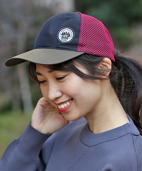 チチカカ（チチカカ）の「メッシュコンビキャップ（キャップ・レディース・ネイビー/グレー/オフホワイト・FREE）」の9枚目の写真