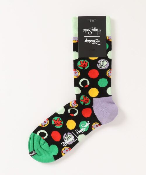 Happy Socks（ハッピーソックス）の「HAPPY SOCKS/Disney × HappySocks（ソックス/靴下・レディース・ホワイト/ブラック/ネイビー/サックスブルー/イエロー/オレンジ/ブラック系その他/オレンジ系その他/ブラック系その他2/レッド/その他6/その他1/その他4/その他2/その他3/その他5・SMALL/MEDIUM）」の4枚目の写真