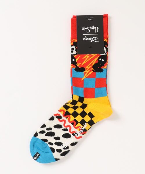 Happy Socks（ハッピーソックス）の「HAPPY SOCKS/Disney × HappySocks（ソックス/靴下・レディース・ホワイト/ブラック/ネイビー/サックスブルー/イエロー/オレンジ/ブラック系その他/オレンジ系その他/ブラック系その他2/レッド/その他6/その他1/その他4/その他2/その他3/その他5・SMALL/MEDIUM）」の11枚目の写真