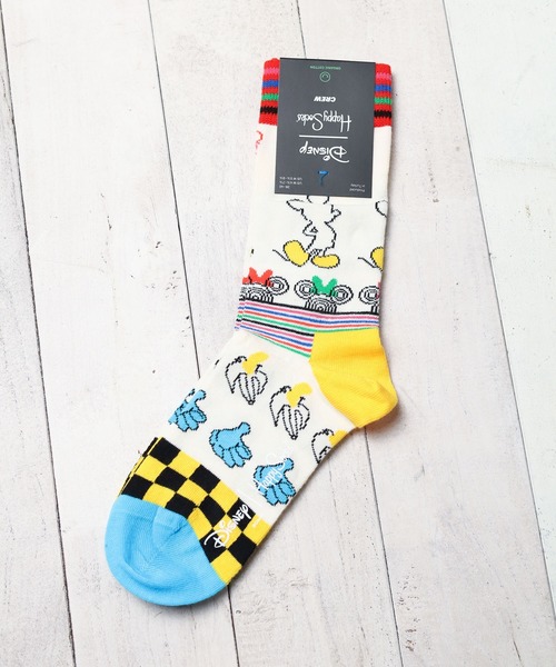 Happy Socks（ハッピーソックス）の「HAPPY SOCKS/Disney × HappySocks（ソックス/靴下・レディース・ホワイト/ブラック/ネイビー/サックスブルー/イエロー/オレンジ/ブラック系その他/オレンジ系その他/ブラック系その他2/レッド/その他6/その他1/その他4/その他2/その他3/その他5・SMALL/MEDIUM）」の12枚目の写真
