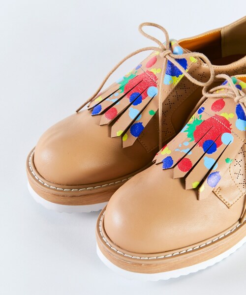 FRAPBOIS(フラボア)の「スプールシューズ(その他シューズ・レディース・ベージュ/ブラック・2/0/1/3)」の4枚目の写真