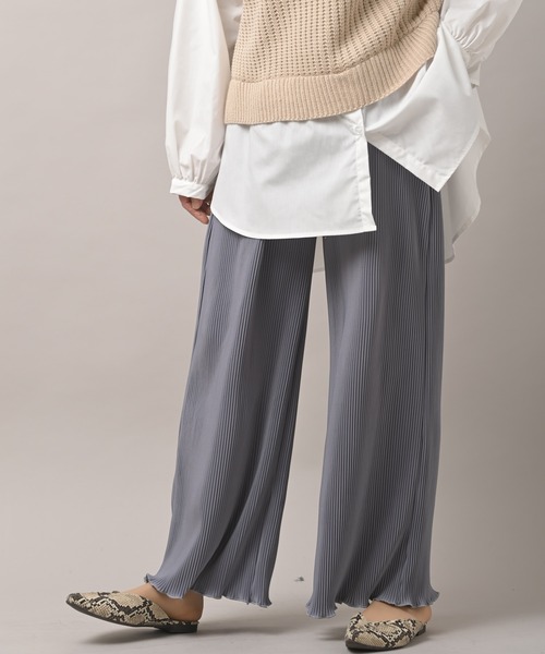 rps（アールピーエス）の「カットプリーツイージーパンツ（その他パンツ・レディース・ブラック/ブルー/ミント/ライトベージュ/ライトピンク・M）」の5枚目の写真