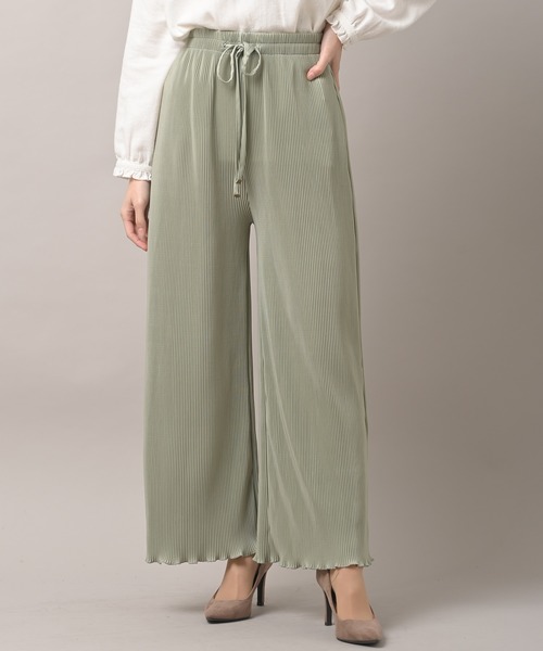 rps（アールピーエス）の「カットプリーツイージーパンツ（その他パンツ・レディース・ブラック/ブルー/ミント/ライトベージュ/ライトピンク・M）」の4枚目の写真