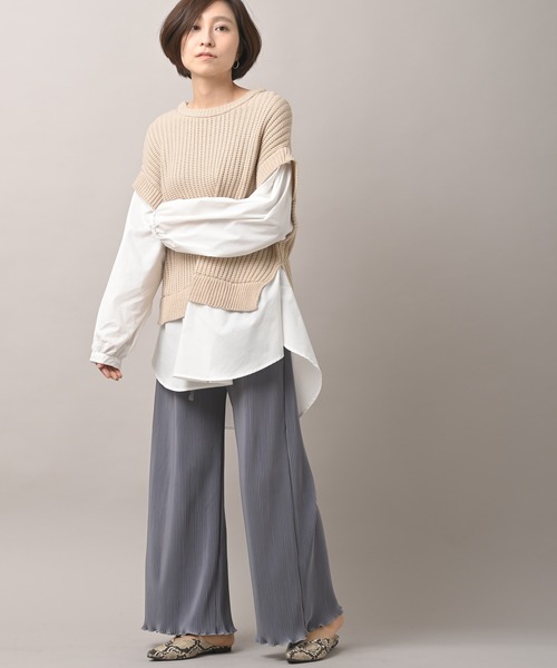 rps（アールピーエス）の「カットプリーツイージーパンツ（その他パンツ・レディース・ブラック/ブルー/ミント/ライトベージュ/ライトピンク・M）」の20枚目の写真