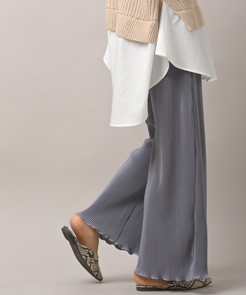 rps（アールピーエス）の「カットプリーツイージーパンツ（その他パンツ・レディース・ブラック/ブルー/ミント/ライトベージュ/ライトピンク・M）」の17枚目の写真