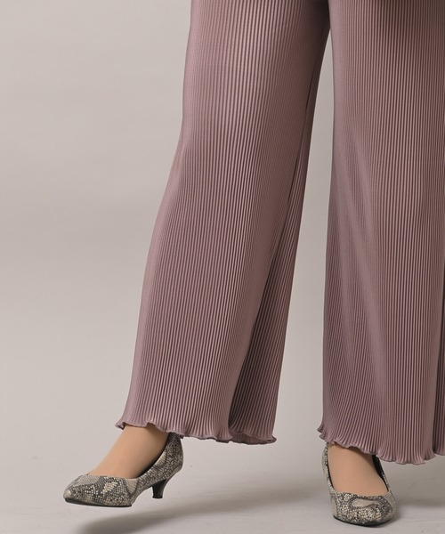 rps（アールピーエス）の「カットプリーツイージーパンツ（その他パンツ・レディース・ブラック/ブルー/ミント/ライトベージュ/ライトピンク・M）」の8枚目の写真