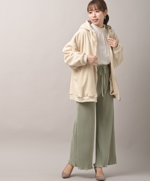 rps（アールピーエス）の「カットプリーツイージーパンツ（その他パンツ・レディース・ブラック/ブルー/ミント/ライトベージュ/ライトピンク・M）」の15枚目の写真