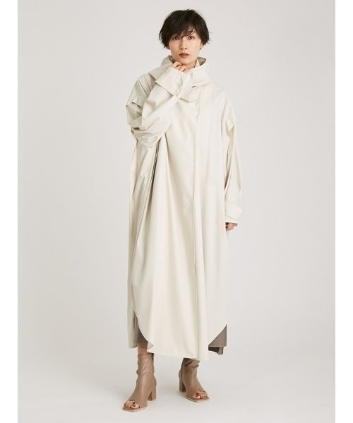 FRAY I.D（フレイアイディー）の「フーディータックロングコート（モッズコート・レディース・カーキ/アイボリー・0/1）」の22枚目の写真