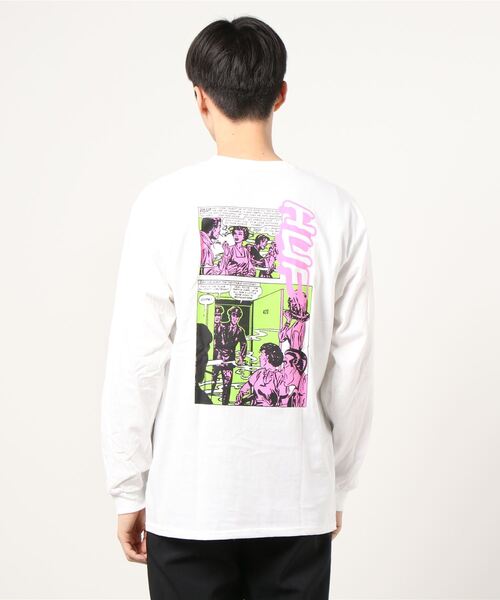 ★国内在庫/即発可*HUF*POLICE RAID 長袖Tシャツ/Sサイズ★ ☆国内在庫/即発可*HUF*POLICE RAID 長袖Tシャツ/Sサイズ☆ (HUF