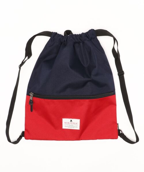 MAKAVELIC(マキャベリック)の「MAKAVELIC/TRUCKS KNAPSACK(ショルダーバッグ・レディース・ブラック系その他/レッド系その他/ブルー系その他・FREE)」の3枚目の写真