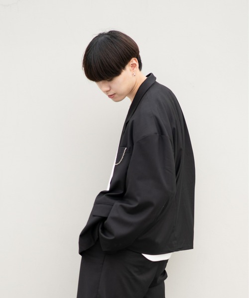 EDEL（エーデル）の「EDEL - Lining color jacket（テーラードジャケット・メンズ・ブラック/ベージュ・MEDIUM/LARGE）」の17枚目の写真