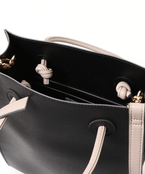 LE SOUK HOLIDAY(ルスークホリデー)の「配色合皮BAG(トートバッグ・レディース・ベージュ/ブラック・フリー)」の8枚目の写真