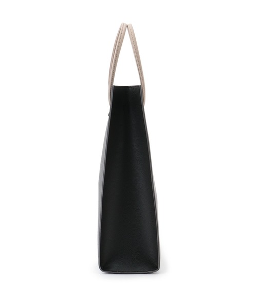 LE SOUK HOLIDAY(ルスークホリデー)の「配色合皮BAG(トートバッグ・レディース・ベージュ/ブラック・フリー)」の6枚目の写真