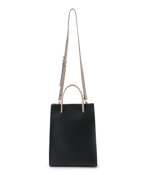LE SOUK HOLIDAY(ルスークホリデー)の「配色合皮BAG(トートバッグ・レディース・ベージュ/ブラック・フリー)」の7枚目の写真