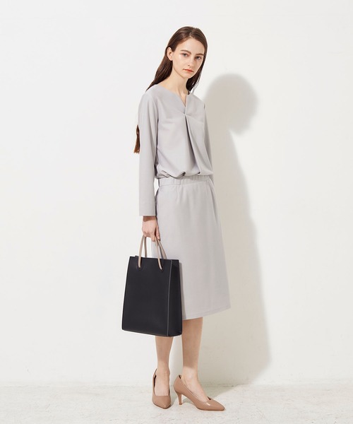LE SOUK HOLIDAY(ルスークホリデー)の「配色合皮BAG(トートバッグ・レディース・ベージュ/ブラック・フリー)」の12枚目の写真