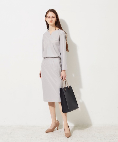 LE SOUK HOLIDAY(ルスークホリデー)の「配色合皮BAG(トートバッグ・レディース・ベージュ/ブラック・フリー)」の13枚目の写真