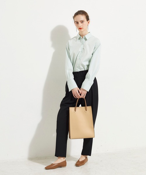 LE SOUK HOLIDAY(ルスークホリデー)の「配色合皮BAG(トートバッグ・レディース・ベージュ/ブラック・フリー)」の11枚目の写真